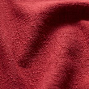 Tissu en coton aspect lin – terre cuite | Reste 100cm, 