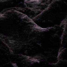 Fourrure synthétique Tourbillon – noir, 