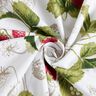 Tissu de décoration Panama Fraises – blanc/carmin,  thumbnail number 3