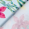 Tissu en coton Fleurs tropicales – bleu clair,  thumbnail number 5
