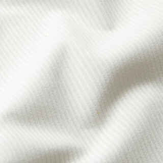 Velours côtelé fin uni – blanc, 