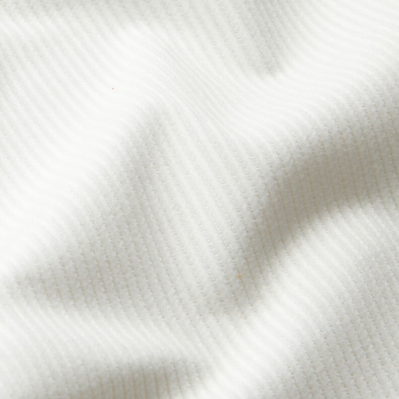 Velours côtelé fin uni – blanc,  image number 2