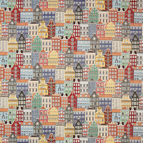 Tissu de décoration Gobelin maisons – beige clair, 