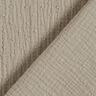 Tissu double gaze de coton dobby – beige,  thumbnail number 4