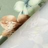 Crêpe satin magnolias et feuilles de palmier – roseau/beige,  thumbnail number 4