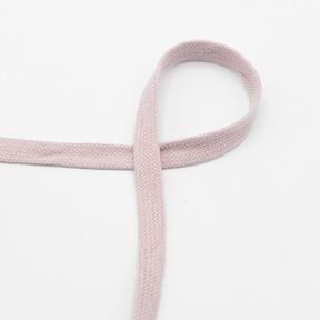 Cordon plat Sweat-shirt à capuche Coton [15 mm] – vieux rose clair, 