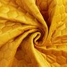 Tissu de revêtement velours matelassé nid d'abeille – moutarde,  thumbnail number 3
