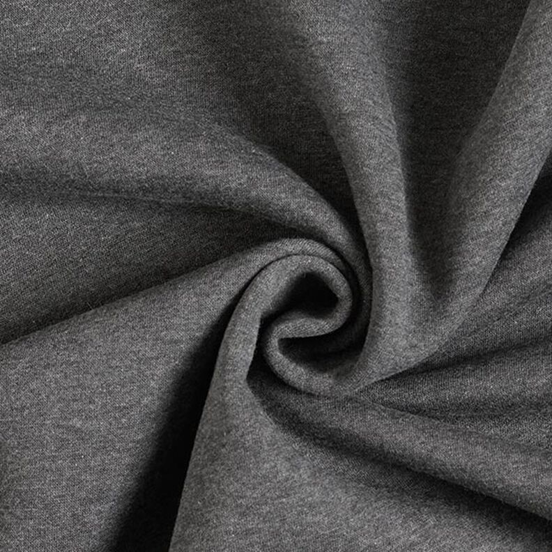 Sweatshirt mélangé gratté – gris foncé,  image number 1