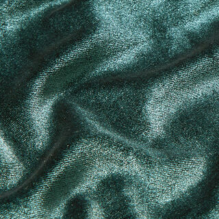 Velours stretch uni – vert foncé, 
