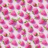 Tissu en coton Popeline framboises brillantes – violet pastel/vert pomme,  thumbnail number 1