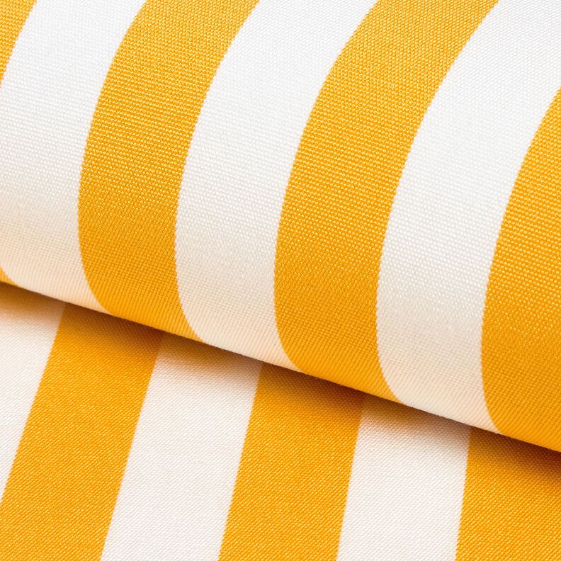 Extérieur Tissu pour chaise longue Rayures verticales 44 cm – jaune soleil/blanc,  image number 5