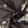 Mousseline de soie à fines rayures scintillantes aspect batik – noir/blanc,  thumbnail number 4