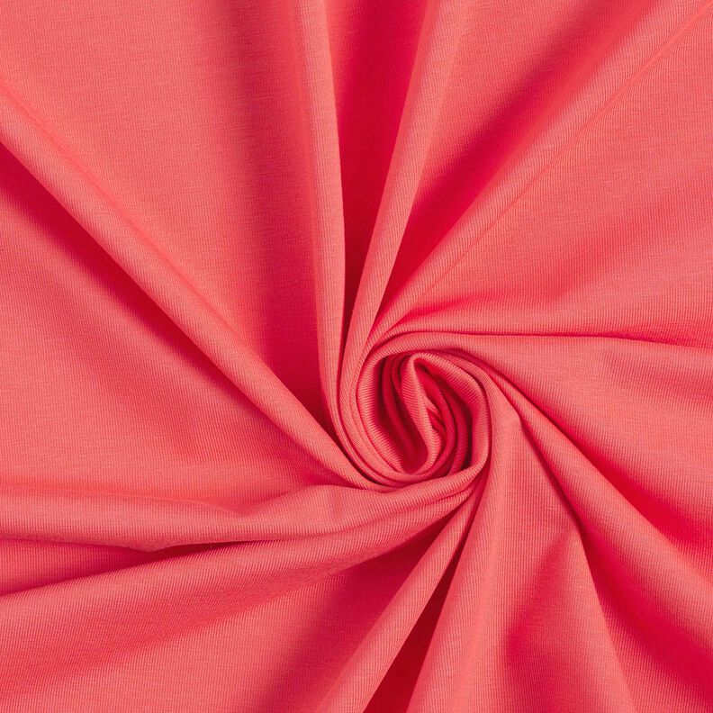 Jersey coton Medium uni – homard,  image number 1