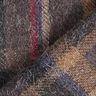 Laine vierge mélangée Carreaux – taupe foncé,  thumbnail number 6