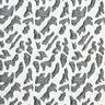 Jacquard tricoté motif léopard abstrait – blanc,  thumbnail number 1
