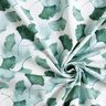 GOTS Jersey coton Impression numérique de ginkgo – blanc/eucalyptus,  thumbnail number 3