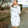 Jersey coton Eucalyptus | Glitzerpüppi – blanc/bleu pigeon,  thumbnail number 6