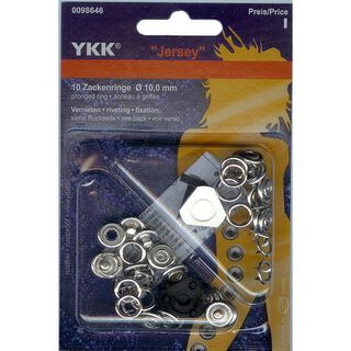 Bouton-pression sans couture Jersey 8 – argent | YKK, 