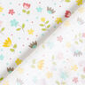 Popeline coton Pré de fleurs et points – blanc,  thumbnail number 4