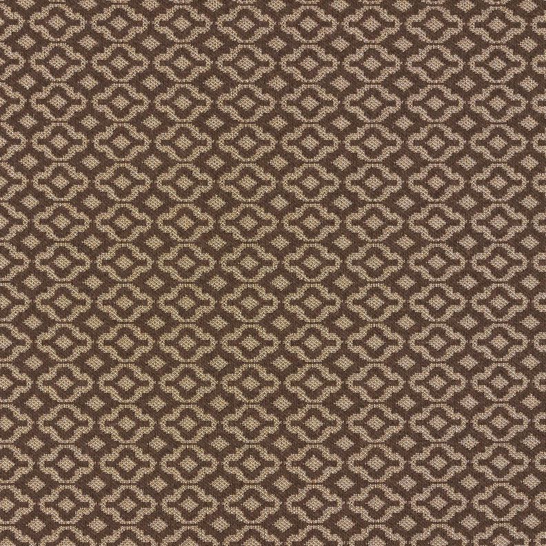 Maille jacquard à losanges – beige/marron, image number 1