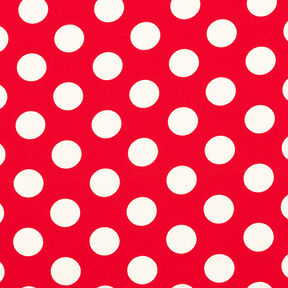 Tissu crêpe Pois [2,5 cm] – rouge, 