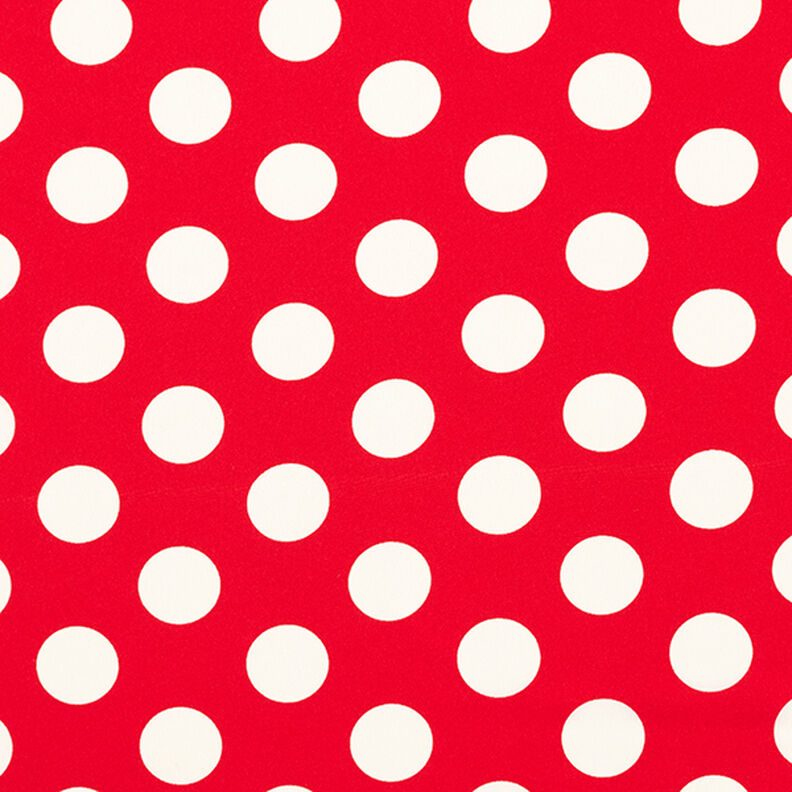 Tissu crêpe Pois [2,5 cm] – rouge,  image number 1