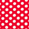 Tissu crêpe Pois [2,5 cm] – rouge,  thumbnail number 1