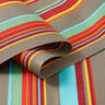 Extérieur Tissu pour chaise longue Rayures verticales 44 cm – taupe/turquoise clair,  thumbnail number 2