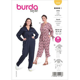 Combinaison grande taille  | Burda 5896 | 44-54, 