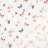 Tissu double gaze de coton Papillons mignons Impression numérique | Poppy Fabrics – ivoire/orange,  thumbnail number 4