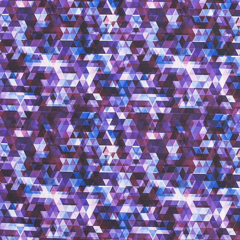 Softshell Triangles multicolores Impression numérique – raisin,  image number 1