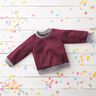 Molleton coton léger uni – rouge bordeaux,  thumbnail number 7