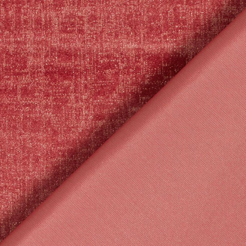 Velours stretch carreaux pailletés – myrtille/or métallisé, image number 4