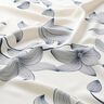 Tissu viscose Tulipes – écru/bleu nuit,  thumbnail number 2