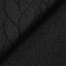 Jersey jacquard Cloqué Torsades – noir,  thumbnail number 4