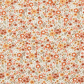 Jersey coton Océan de fleurs d’automne – écru, 