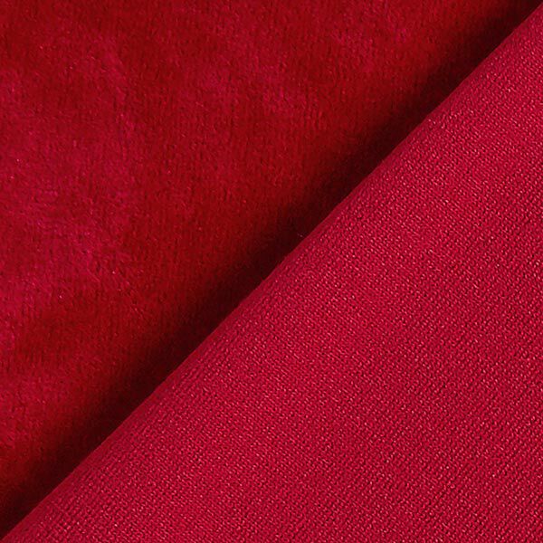 Velours stretch Tissu Nicki – rouge, image number 3