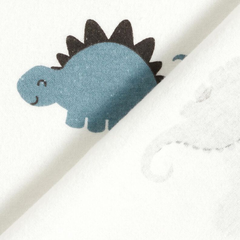 Jersey coton Joyeux dinosaures &ndash; blanc/vert,  image number 4