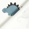 Jersey coton Joyeux dinosaures &ndash; blanc/vert,  thumbnail number 4