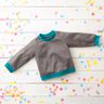 Bord-côte uni – turquoise clair,  thumbnail number 4