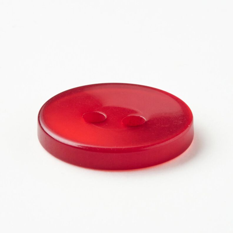 Bouton 2 trous brillant [Ø 15 mm] – chili,  image number 2