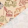 French Terry Sweat d’été Engins de chantier | Poppy Fabrics – beige/bleu marine,  thumbnail number 4