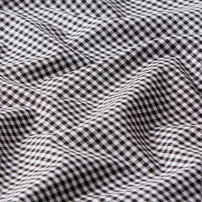 Popeline coton Petit carreaux Vichy, teints en fil – noir/blanc, 