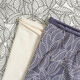 Jersey coton feuilles dessinées – blanc/noir,  thumbnail number 5