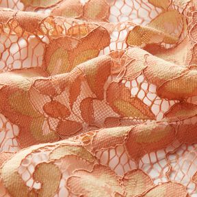 Dentelle Fleurs romantiques – saumon/jaune vanille, 