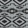 Tissu maille à motif ikat – gris/noir,  thumbnail number 1