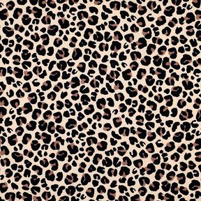 French Terry Sweat d’été petit imprimé léopard Impression numérique | Poppy Fabrics – beige, 