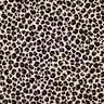 French Terry Sweat d’été petit imprimé léopard Impression numérique | Poppy Fabrics – beige,  thumbnail number 1