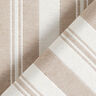 Tissu de décoration Jacquard Rayures – beige clair/sable,  thumbnail number 4