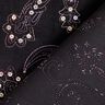 Velours à côtes fines avec fleurs en broderie et paillettes – noir,  thumbnail number 4